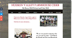 Desktop Screenshot of hudsonvalleyfarmhousecider.com